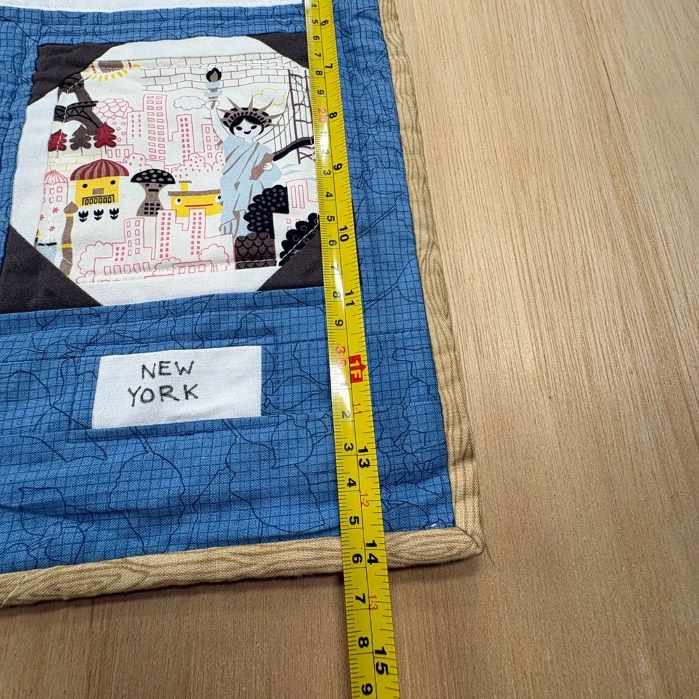 Handmade quilted wall